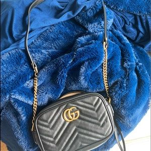 Gucci Marmont matelassé mini cross body bag